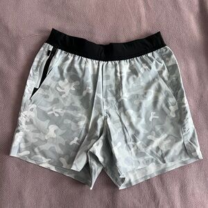 Ten Thousand Gray Camouflage Athletic Shorts